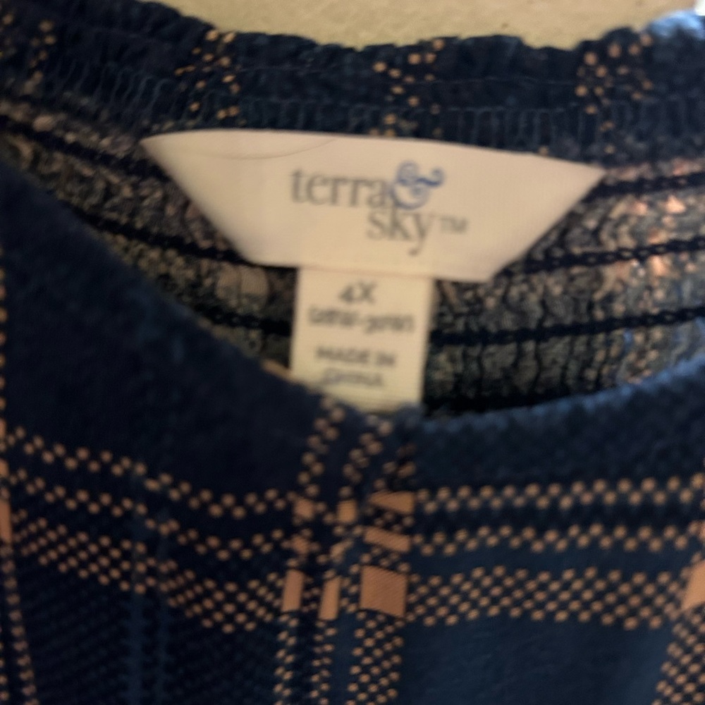 Terra and Skye 4X Navy Dress. Long